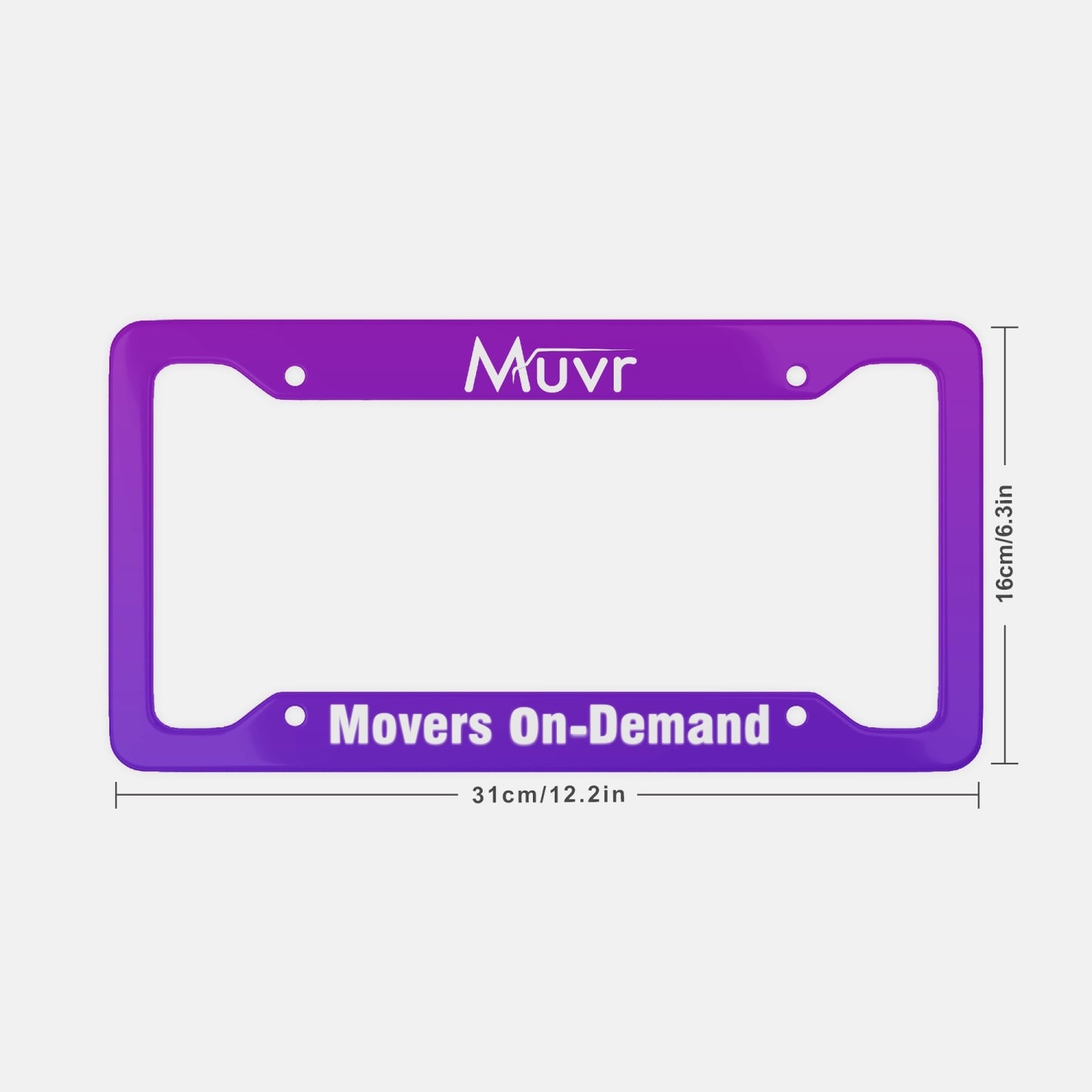 Muvr License Plate Frame