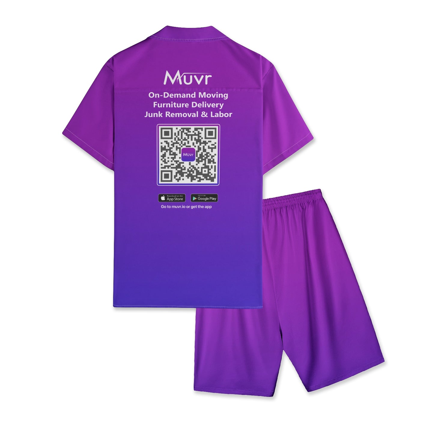 Muvr Men's Hawaiian Shirt Set