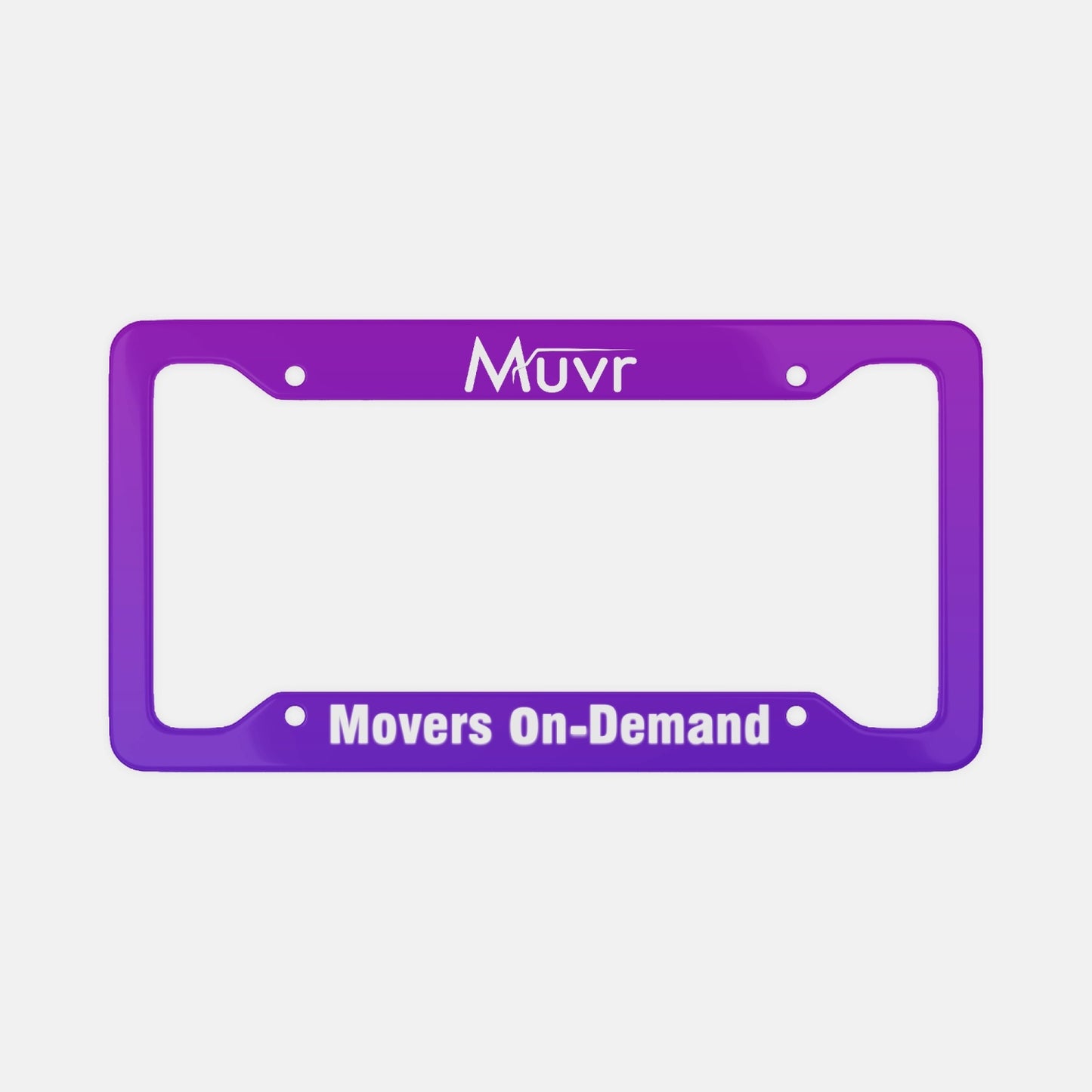 Muvr License Plate Frame